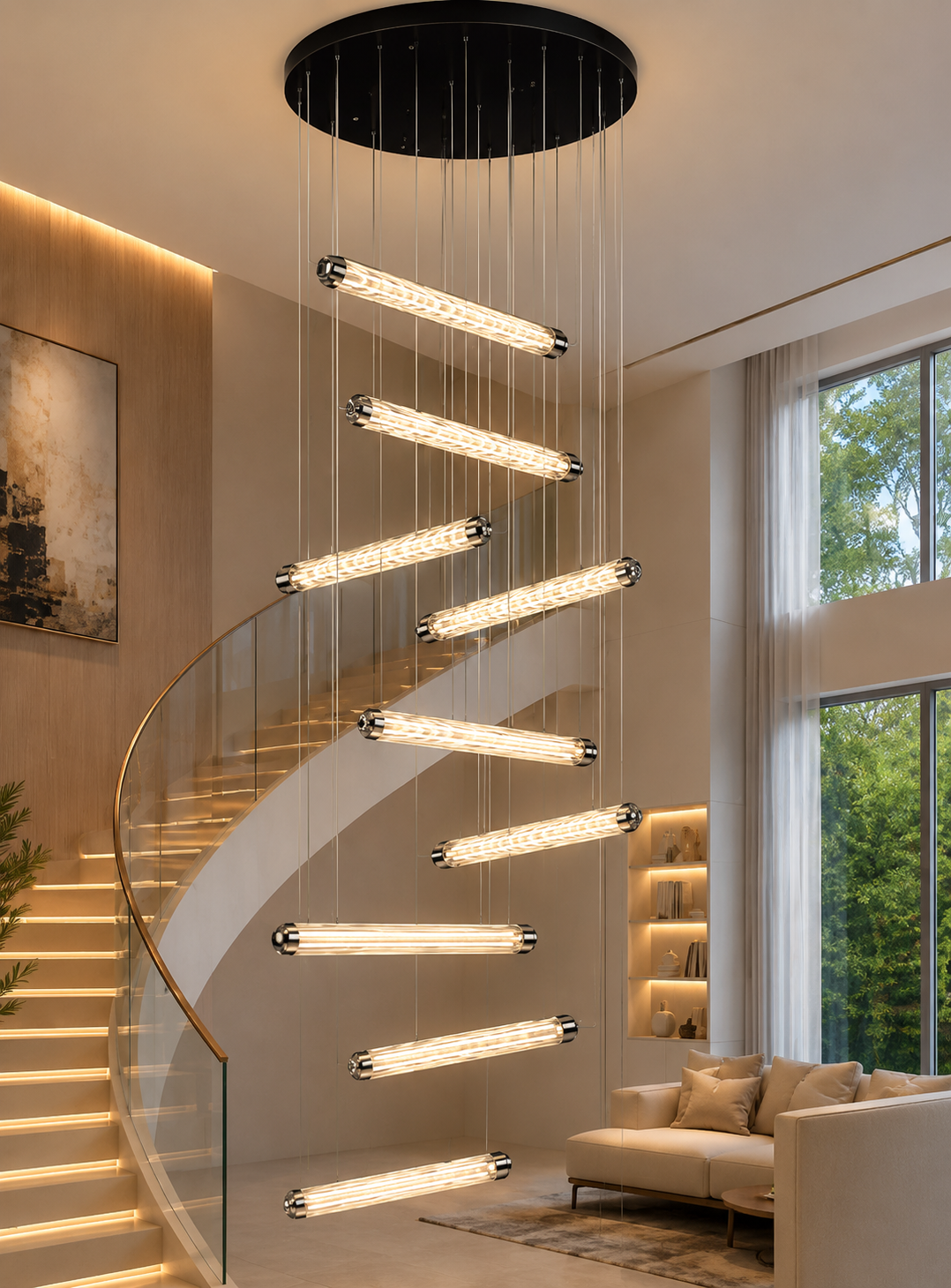 Lámpara Colgante para Escalera AL02LB208-02